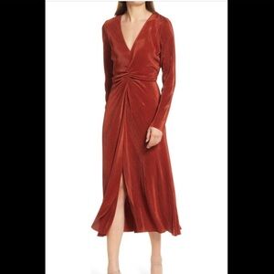 Charles Henry Gathered A-line Dress